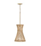 Quintiesse Lampa wisząca Twyla 1 źródło światła Oksydowane złoto Elstead Lighting QN-TWYLA-1P-BNG