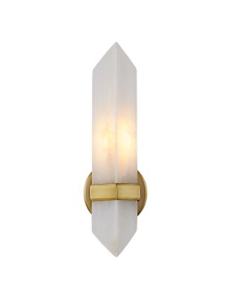 Quintiesse Kinkiet Valencia 1 źródło światła Vintage mosiądz Elstead Lighting QN-VALENCIA-1WB-VBS-AR