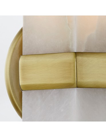 Quintiesse Kinkiet Valencia 1 źródło światła Vintage mosiądz Elstead Lighting QN-VALENCIA-1WB-VBS-AR - product 2