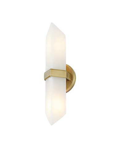 Quintiesse Kinkiet Valencia 2 źródła światła Vintage mosiądz Elstead Lighting QN-VALENCIA-2WB-VBS-AR - product 2
