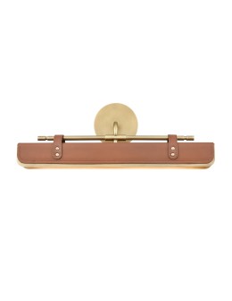 Quintiesse Kinkiet LED Valise Vintage mosiądz, skóra koniakowa Elstead Lighting QN-VALISE-W-VBS-CL - product 2
