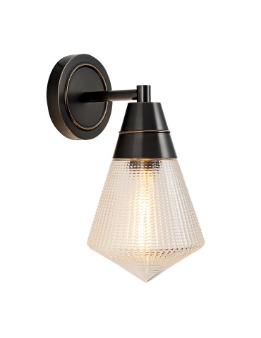 Quintiesse Kinkiet Willard 1 źródło światła Miejski brąz Elstead Lighting QN-WILLARD-1WB-UBZ-PG