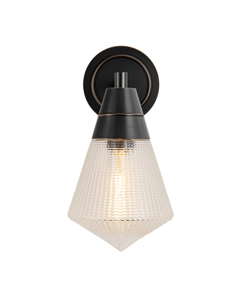 Quintiesse Kinkiet Willard 1 źródło światła Miejski brąz Elstead Lighting QN-WILLARD-1WB-UBZ-PG