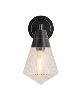 Quintiesse Kinkiet Willard 1 źródło światła Miejski brąz Elstead Lighting QN-WILLARD-1WB-UBZ-PG - product 2