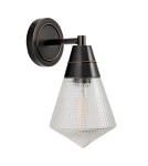Quintiesse Kinkiet Willard 1 źródło światła Miejski brąz Elstead Lighting QN-WILLARD-1WB-UBZ-PG