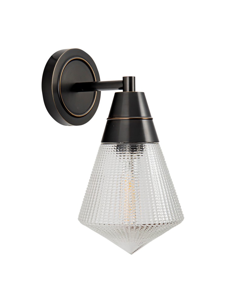 Quintiesse Kinkiet Willard 1 źródło światła Miejski brąz Elstead Lighting QN-WILLARD-1WB-UBZ-PG