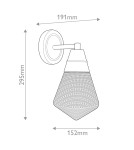 Quintiesse Kinkiet Willard 1 źródło światła Miejski brąz Elstead Lighting QN-WILLARD-1WB-UBZ-PG