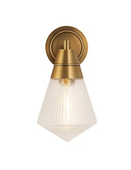 Quintiesse Kinkiet Willard 1 źródło światła Vintage mosiądz Elstead Lighting QN-WILLARD-1WB-VBS-PG - product 2