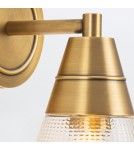 Quintiesse Kinkiet Willard 1 źródło światła Vintage mosiądz Elstead Lighting QN-WILLARD-1WB-VBS-PG
