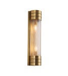 Quintiesse Kinkiet Willard 2 źródła światła Vintage mosiądz Elstead Lighting QN-WILLARD-2WB-VBS-PG