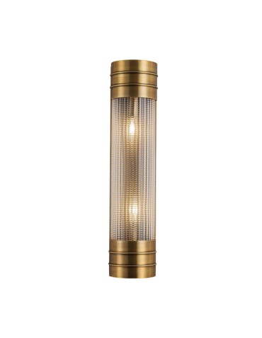 Quintiesse Kinkiet Willard 2 źródła światła Vintage mosiądz Elstead Lighting QN-WILLARD-2WB-VBS-PG - product 2