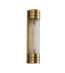 Quintiesse Kinkiet Willard 2 źródła światła Vintage mosiądz Elstead Lighting QN-WILLARD-2WB-VBS-PG