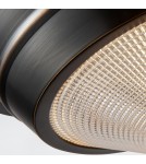 Quintiesse Mały plafon Willard 1 źródło światła Miejski brąz Elstead Lighting QN-WILLARD-F-S-UBZ-PG