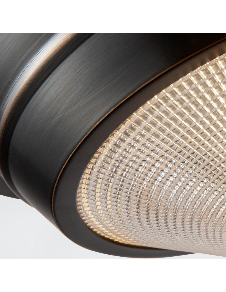 Quintiesse Mały plafon Willard 1 źródło światła Miejski brąz Elstead Lighting QN-WILLARD-F-S-UBZ-PG
