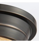 Quintiesse Mały plafon Willard 1 źródło światła Miejski brąz Elstead Lighting QN-WILLARD-F-S-UBZ-PG