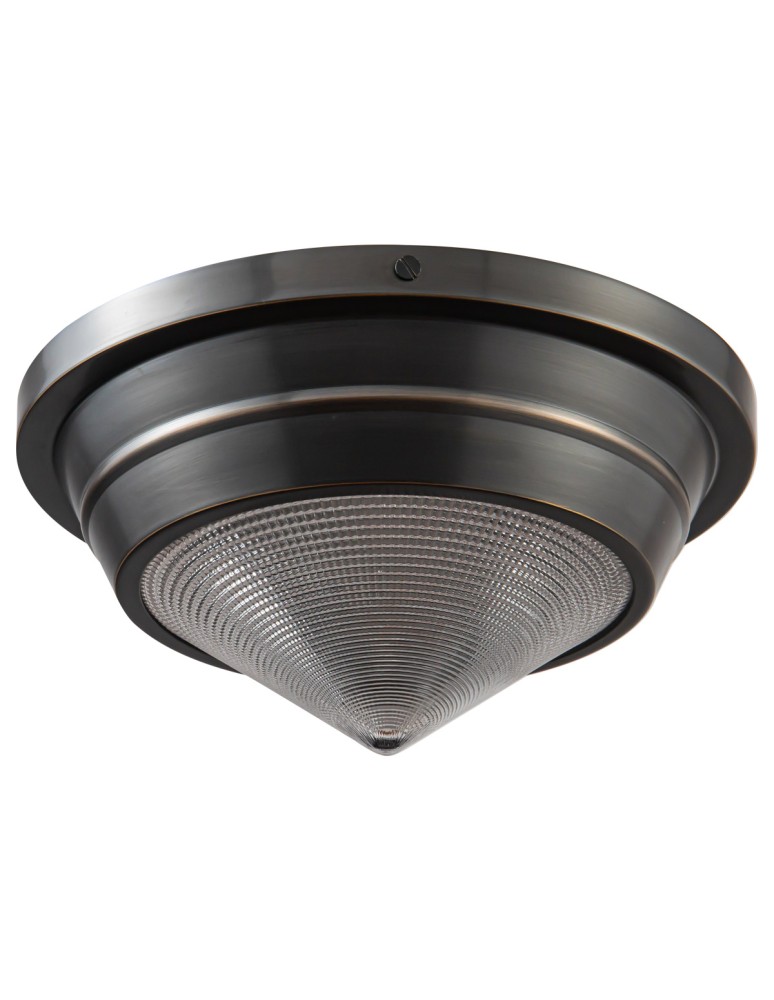 Quintiesse Mały plafon Willard 1 źródło światła Miejski brąz Elstead Lighting QN-WILLARD-F-S-UBZ-PG
