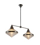 Quintiesse Lampa wyspowa Willard 2 źródła światła Miejski brąz Elstead Lighting QN-WILLARD-LP2-UBZ-PG