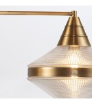 Quintiesse Lampa wyspowa Willard 2 źródła światła Vintage mosiądz Elstead Lighting QN-WILLARD-LP2-VBS-PG