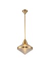 View Quintiesse Lampa wisząca Willard 1 źródło światła Vintage mosiądz Elstead Lighting QN-WILLARD-P-VBS-PG
