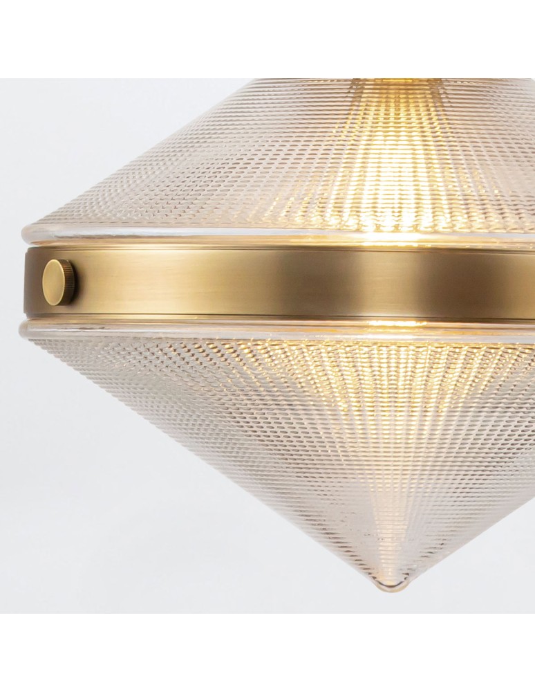 Quintiesse Lampa wisząca Willard 1 źródło światła Vintage mosiądz Elstead Lighting QN-WILLARD-P-VBS-PG