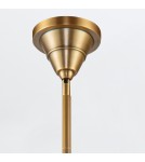 Quintiesse Lampa wisząca Willard 1 źródło światła Vintage mosiądz Elstead Lighting QN-WILLARD-P-VBS-PG