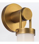 Quintiesse Kinkiet Wynwood 1 źródło światła Vintage mosiądz Elstead Lighting QN-WYNWOOD-1WB-VBS