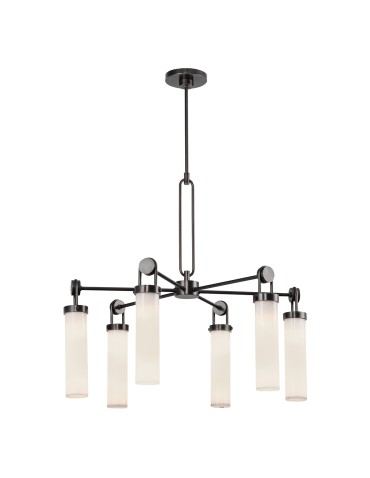 Quintiesse Żyrandol Wynwood 6 źródeł światła Miejski brąz Elstead Lighting QN-WYNWOOD6-UBZ