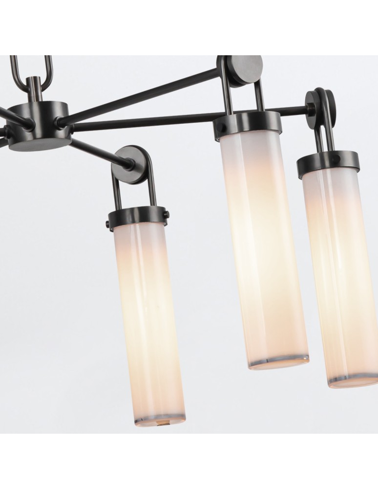 Quintiesse Żyrandol Wynwood 6 źródeł światła Miejski brąz Elstead Lighting QN-WYNWOOD6-UBZ