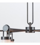 Quintiesse Żyrandol Wynwood 6 źródeł światła Miejski brąz Elstead Lighting QN-WYNWOOD6-UBZ