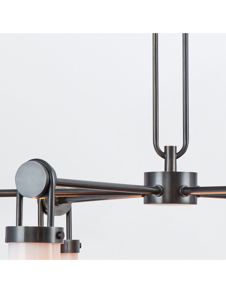 Quintiesse Żyrandol Wynwood 6 źródeł światła Miejski brąz Elstead Lighting QN-WYNWOOD6-UBZ
