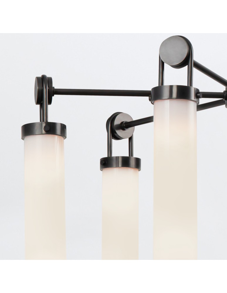 Quintiesse Żyrandol Wynwood 6 źródeł światła Miejski brąz Elstead Lighting QN-WYNWOOD6-UBZ