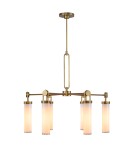 Quintiesse Żyrandol Wynwood 6 źródeł światła Vintage mosiądz Elstead Lighting QN-WYNWOOD6-VBS