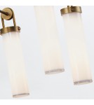 Quintiesse Żyrandol Wynwood 6 źródeł światła Vintage mosiądz Elstead Lighting QN-WYNWOOD6-VBS