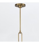 Quintiesse Żyrandol Wynwood 6 źródeł światła Vintage mosiądz Elstead Lighting QN-WYNWOOD6-VBS