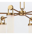 Quintiesse Żyrandol Wynwood 6 źródeł światła Vintage mosiądz Elstead Lighting QN-WYNWOOD6-VBS