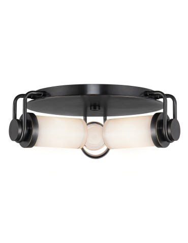 Quintiesse Plafon Wynwood 3 źródła światła Miejski brąz Elstead Lighting QN-WYNWOOD-F-UBZ