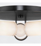 Quintiesse Plafon Wynwood 3 źródła światła Miejski brąz Elstead Lighting QN-WYNWOOD-F-UBZ