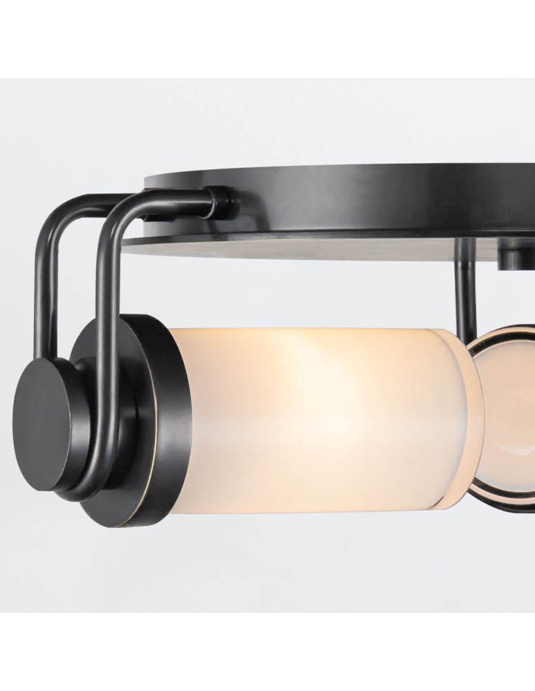 Quintiesse Plafon Wynwood 3 źródła światła Miejski brąz Elstead Lighting QN-WYNWOOD-F-UBZ