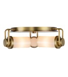 Quintiesse Plafon Wynwood 3 źródła światła Vintage mosiądz Elstead Lighting QN-WYNWOOD-F-VBS
