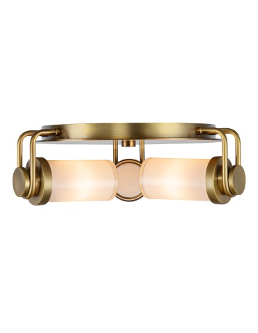 Quintiesse Plafon Wynwood 3 źródła światła Vintage mosiądz Elstead Lighting QN-WYNWOOD-F-VBS - product 2