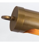 Quintiesse Duża obrazówka Wynwood 2 źródła światła Vintage mosiądz Elstead Lighting QN-WYNWOOD-PL-L-VBS