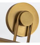 Quintiesse Duża obrazówka Wynwood 2 źródła światła Vintage mosiądz Elstead Lighting QN-WYNWOOD-PL-L-VBS