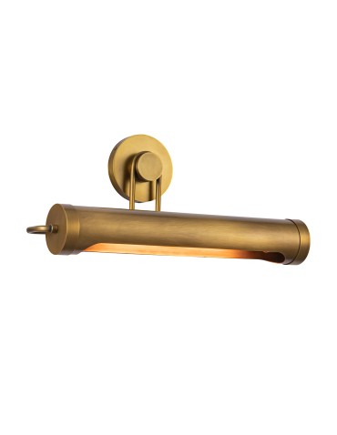 Quintiesse Średnia obrazówka Wynwood 2 źródła światła Vintage mosiądz Elstead Lighting QN-WYNWOOD-PL-M-VBS