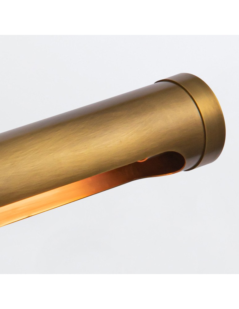 Quintiesse Średnia obrazówka Wynwood 2 źródła światła Vintage mosiądz Elstead Lighting QN-WYNWOOD-PL-M-VBS