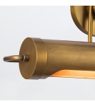 Quintiesse Średnia obrazówka Wynwood 2 źródła światła Vintage mosiądz Elstead Lighting QN-WYNWOOD-PL-M-VBS
