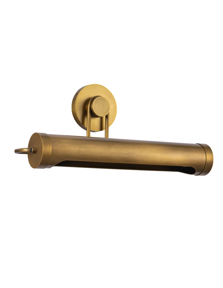 Quintiesse Średnia obrazówka Wynwood 2 źródła światła Vintage mosiądz Elstead Lighting QN-WYNWOOD-PL-M-VBS