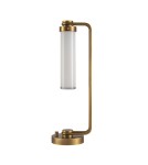 Quintiesse Lampa stołowa Wynwood 1 źródło światła Vintage mosiądz Elstead Lighting QN-WYNWOOD-TL-VBS
