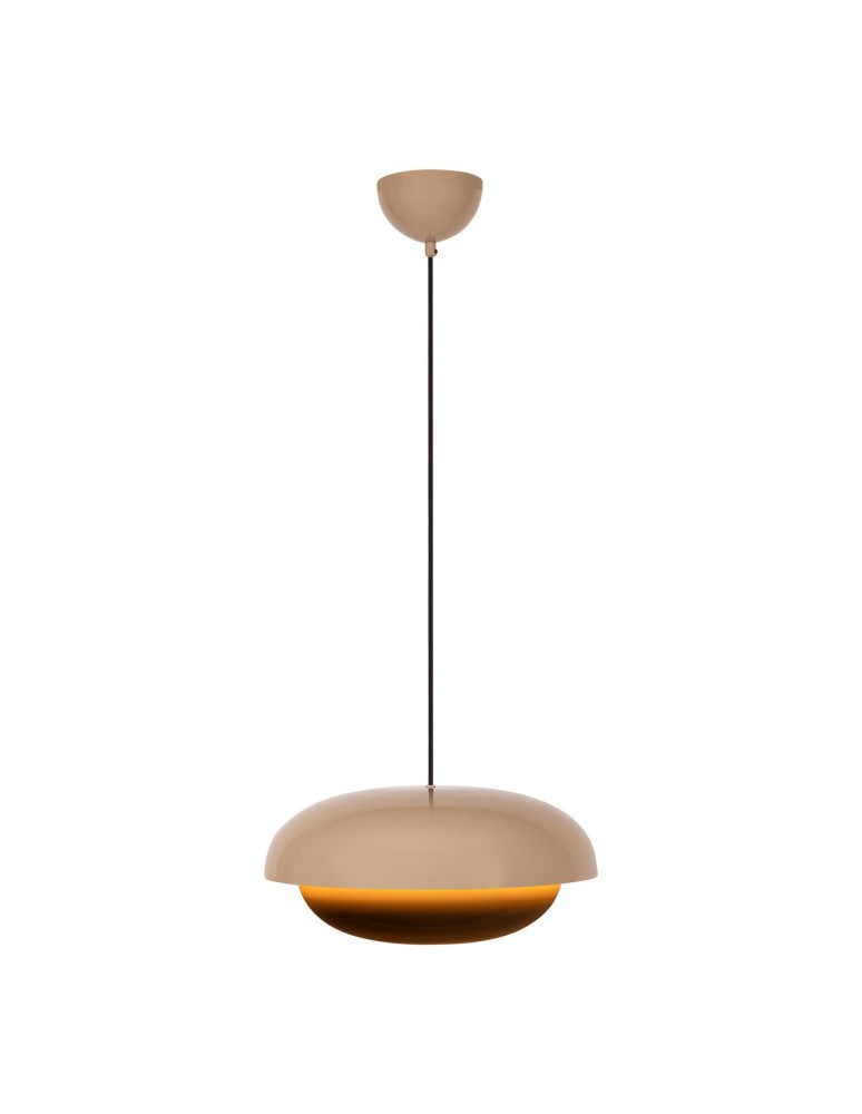 Lucide YOUNES Lampa wisząca – Taupe – D40 – 1xE27 – 40W – Metal 65404/40/41