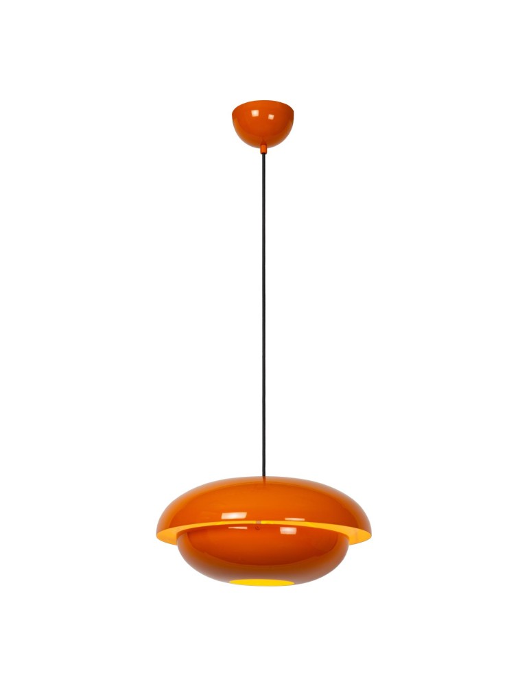 Lucide YOUNES Lampa wisząca – Pomarańczowa – D40 – 1xE27 – 40W – Metal 65404/40/53