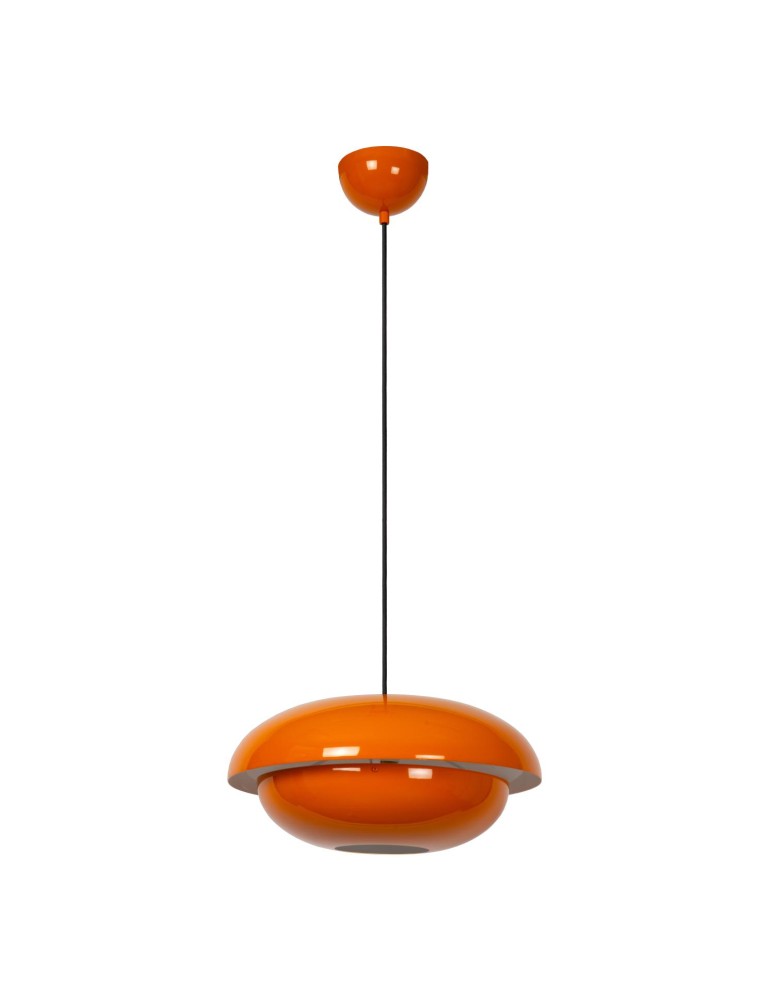 Lucide YOUNES Lampa wisząca – Pomarańczowa – D40 – 1xE27 – 40W – Metal 65404/40/53